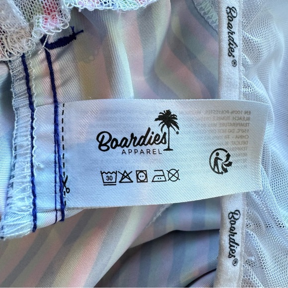 Boardies Striped Pink, Navy, Green Swim Trunks, Men’s Small - Picture 12 of 12